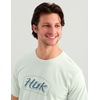 image:imageHUK Mens Short Sleeve Performance Tee Fishing TShirt for MenScript  Pale Algae Heather