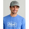 image:imageHUK Mens Short Sleeve Performance Tee Fishing TShirt for MenScript  Regatta Heather