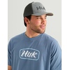 image:imageHUK Mens Short Sleeve Performance Tee Fishing TShirt for MenScript  Stormy Blue