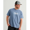 image:imageHUK Mens Short Sleeve Performance Tee Fishing TShirt for MenScript  Stormy Blue