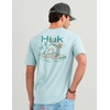 image:imageHUK Mens Short Sleeve Performance Tee Fishing TShirt for MenSun Draft  Heron Blue