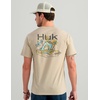 image:imageHUK Mens Short Sleeve Performance Tee Fishing TShirt for MenSun Draft  River Rock Heather