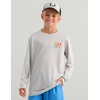 image:imageHUK unisexchild Pursuit Graphic Long Sleeve Fishing Shirt for KidsSeagull