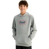 image:imageHUK Kids Edisto Terry Hoodie Soft Lightweight Pullover Casual Everyday Fishing HoodieScript  Heather Grey