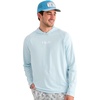 image:imageHUK Mens Airweight Hoodie Lightweight Upf 30 Performance Fishing Hooded Shirt With Recycled Polyester and Stretch FabricCoastal Drift Heather