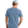 image:imageHUK Mens Kc Scott Original Fishing Artwork Graphic Pocket Tee Shirts Short Sleeve Casual TShirts Soft Cotton BlendTools  Stormy Blue