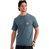 image:imageHUK Mens Short Sleeve Performance Tee Fishing TShirt for MenBass Eagle  Stormy Blue