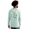 image:imageHUK Mens Short Sleeve Performance Tee Fishing TShirt for MenBoat Lab  Heron Blue