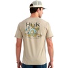 image:imageHUK Mens Short Sleeve Performance Tee Fishing TShirt for MenSun Draft  River Rock Heather