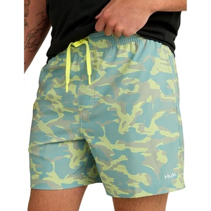 image:imageHUK Mens Pursuit Volley Pattern Short QuickDry Shorts for MenSeagrass