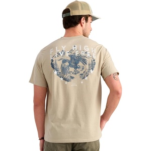 image:imageHUK Mens Short Sleeve Performance Tee Fishing TShirt for MenBass Eagle  River Rock