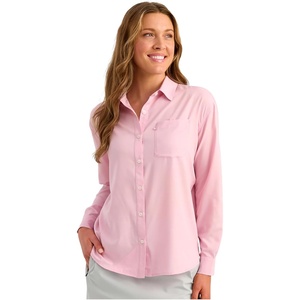 image:imageHUK Womens Womens Tide Point Oversized ShirtOleander
