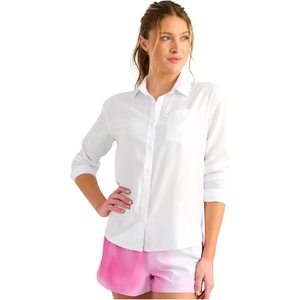 image:imageHUK Womens Womens Tide Point Oversized ShirtWhite