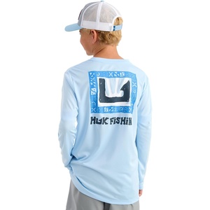 image:imageHUK unisexchild Pursuit Graphic Long Sleeve Fishing Shirt for KidsCoastal Drift