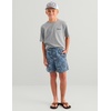 image:imageHUK Kids Shoreside Short 6 Inseam UPF 30 Stretch Fishing Short with Elastic WaistbandStormy Blue
