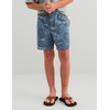 image:imageHUK Kids Shoreside Short 6 Inseam UPF 30 Stretch Fishing Short with Elastic WaistbandStormy Blue