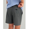 image:imageHUK Kids Shoreside Short 6 Inseam UPF 30 Stretch Fishing Short with Elastic WaistbandVolcanic Ash