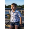 image:imageHUK Kids Shoreside Short 6 Inseam UPF 30 Stretch Fishing Short with Elastic WaistbandVolcanic Ash