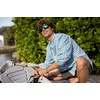 image:imageHUK Mens Chatham Long Sleeve Shirt UPF 30 Textured ButtonDown Fishing Shirt with Chest Pocket and CollarCaicos