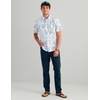 image:imageHUK Mens Kona Pattern Short Sleeve Fishing Button Down ShirtBlue Shadow