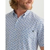 image:imageHUK Mens Kona Pattern Short Sleeve Fishing Button Down ShirtHarbor Mist 30