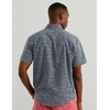 image:imageHUK Mens Kona Pattern Short Sleeve Fishing Button Down ShirtSea Storm