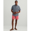 image:imageHUK Mens Kona Pattern Short Sleeve Fishing Button Down ShirtSea Storm