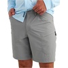 image:imageHUK Mens Watershed Fishing Short UPF 50 Stretch DWR Short with Zipper Cargo Pockets and Stealth DrainageSharkskin