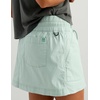 image:imageHUK Womens Cruiser Skort Stretch Cotton Ripstop Skort with Builtin Shorts and Zippered Pockets 3 Inseam 14 Skirt Length