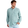image:imageHUK Mens Chatham Long Sleeve Shirt UPF 30 Textured ButtonDown Fishing Shirt with Chest Pocket and CollarCaicos