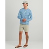 image:imageHUK Mens Andros Crew Long Sleeve Shirt Lightweight Jacquard Fishing Shirt with UPF 40 and Breathable Mesh ConstructionCerulean