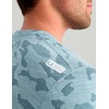 image:imageHUK Mens Andros Crew Long Sleeve Shirt Lightweight Jacquard Fishing Shirt with UPF 40 and Breathable Mesh ConstructionStormy Blue