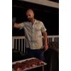 image:imageHUK Mens Camp Shirt UPF 30 Quick Dry Buttonup with 4Way Stretch and Cotton Blend FabricSpanish Moss