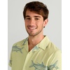 image:imageHUK Mens Camp Shirt UPF 30 Quick Dry Buttonup with 4Way Stretch and Cotton Blend FabricSpanish Moss
