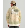image:imageHUK Mens Edisto Terry Hoodie Soft Terry Cloth Pullover Lightweight Casual Fishing HoodieBorn Wave  Silver Birch