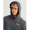 image:imageHUK Mens Edisto Terry Hoodie Soft Terry Cloth Pullover Lightweight Casual Fishing HoodieDark Shadow