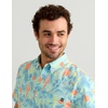 image:imageHUK Mens Kona Pattern Short Sleeve Fishing Button Down ShirtCaicos