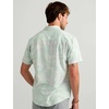 image:imageHUK Mens Kona Pattern Short Sleeve Fishing Button Down ShirtHeron Blue