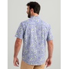 image:imageHUK Mens Kona Pattern Short Sleeve Fishing Button Down ShirtLightning Sky Space Palm