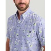 image:imageHUK Mens Kona Pattern Short Sleeve Fishing Button Down ShirtLightning Sky Space Palm