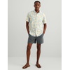 image:imageHUK Mens Kona Pattern Short Sleeve Fishing Button Down ShirtOyster Grey