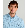 image:imageHUK Mens Kona Pattern Short Sleeve Fishing Button Down ShirtShipyard