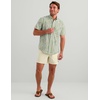 image:imageHUK Mens Kona Pattern Short Sleeve Fishing Button Down ShirtSilver Blue 2