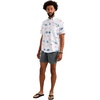 image:imageHUK Mens Kona Pattern Short Sleeve Fishing Button Down ShirtWhite8