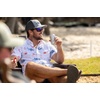 image:imageHUK Mens Kona Pattern Short Sleeve Fishing Button Down ShirtWhite8