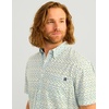 image:imageHUK Mens Kona Pattern Short Sleeve Fishing Button Down ShirtYellowfin