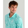 image:imageHUK Mens Pursuit Pattern Performance Short Sleeve Polo ShirtKc  Caicos