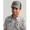 image:imageHUK Mens Pursuit Pattern Performance Short Sleeve Polo ShirtKc  Sharkskin