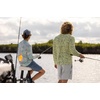 image:imageHUK Mens Watershed Long Sleeve Crew UPF 50 Moisture Wicking Fishing Shirt with Breathable Stretch FabricMineral Blue