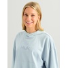image:imageHUK Womens Edisto Terry Hoodie Lightweight Terry Cloth Pullover Casual Coastal Fishing Hoodie for WomenHeron Blue